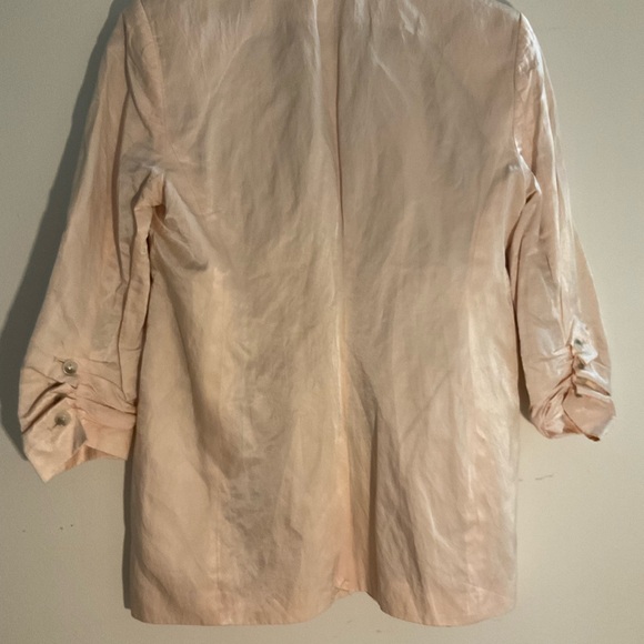 Elizabeth & James pale, pink, cotton blend, polished, blazer - Picture 7 of 8
